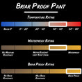 Load image into Gallery viewer, Gamehide heavy duty briar proof pant product specifications
