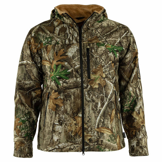 gamehide whitetail jacket front view (realtree edge)