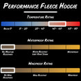 Load image into Gallery viewer, Gamehide performance fleece hoodie product specifications

