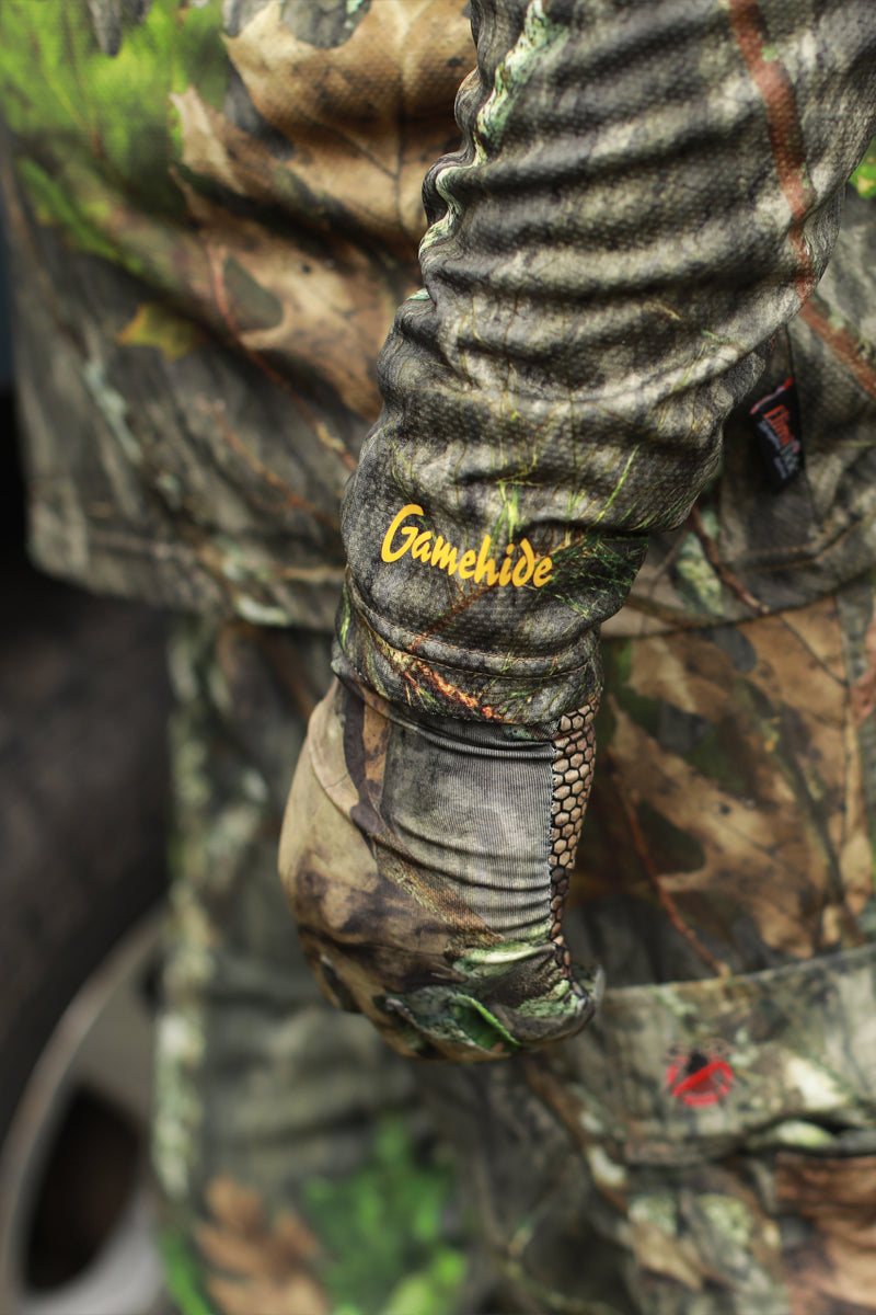 gamehide elimitick  close up in mossy oak obsession