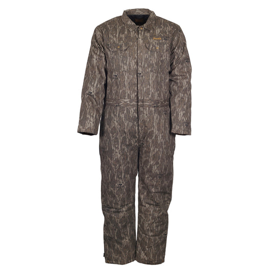 gamehide Insulated Tundra Coverall front (mossy oak new bottomland)
