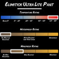 Load image into Gallery viewer, Elimitick ultra lite pant product specifications.

