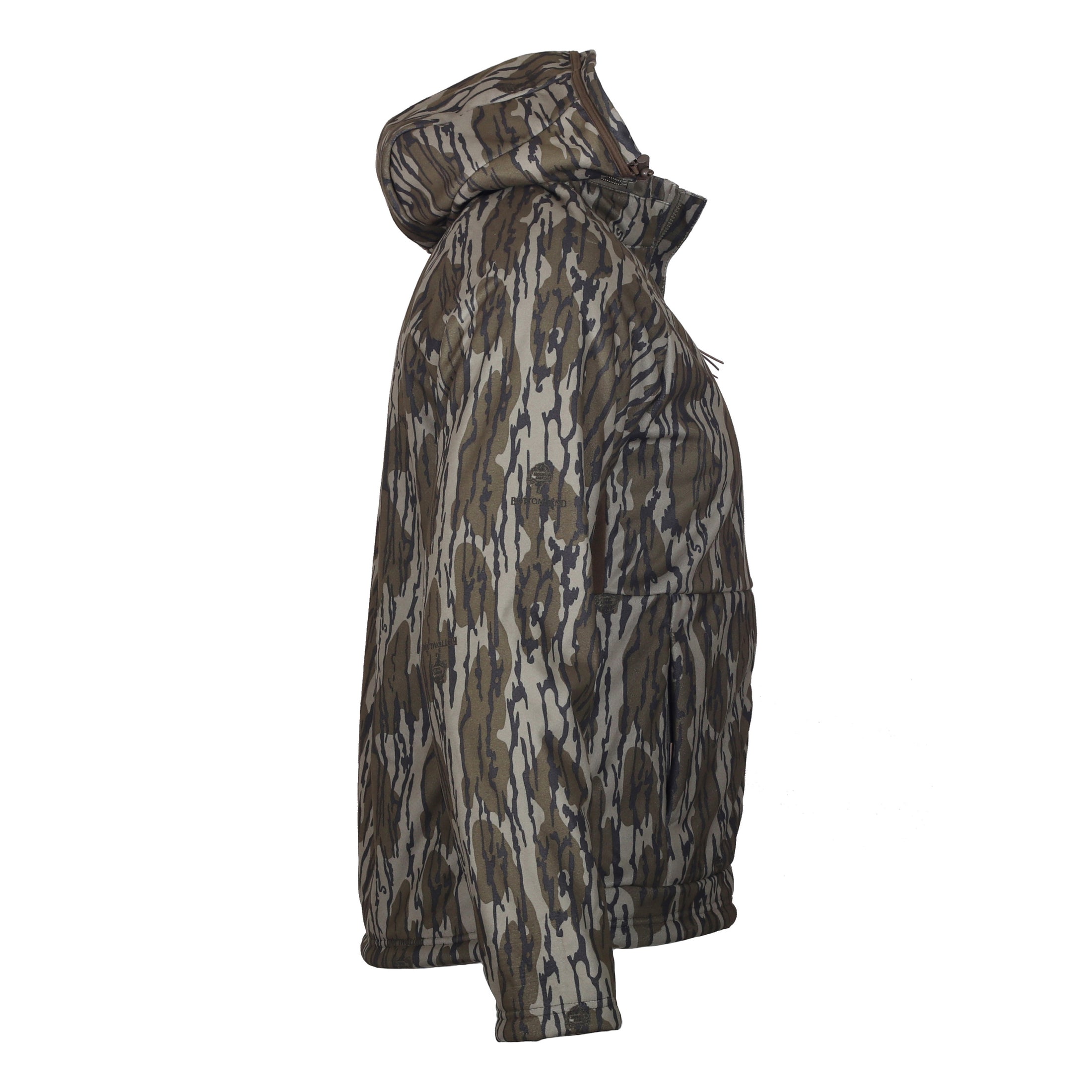 gamekeeper Harvester Jacket side (mossy oak original bottomland)