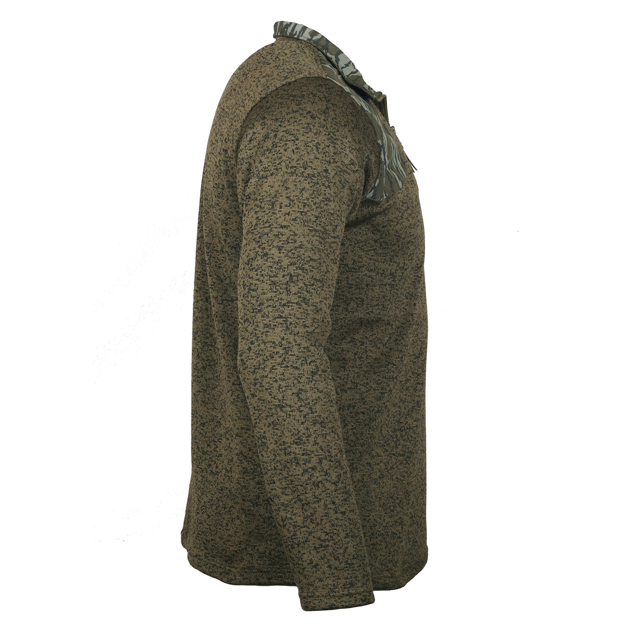 Gamekeeper wing shooter pullover side view (bark/bottomland)