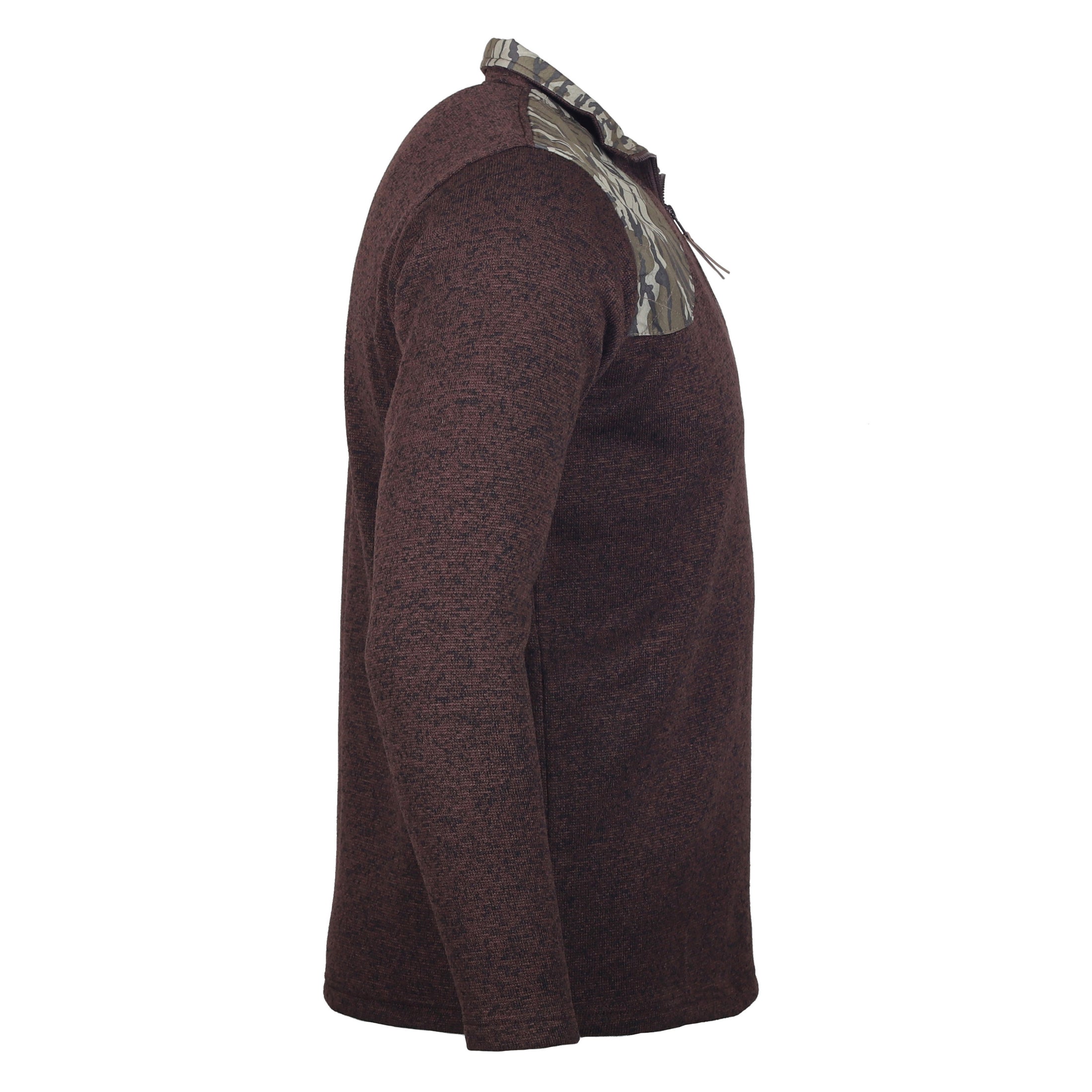Gamekeeper wing shooter pullover side view (mud/bottomland)