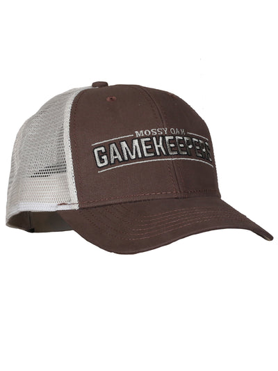 Mossy oak gamekeeper casual hat - front. 