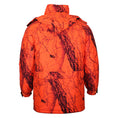 Load image into Gallery viewer, gamehide whisper parka back view (naked north blaze orange camo)

