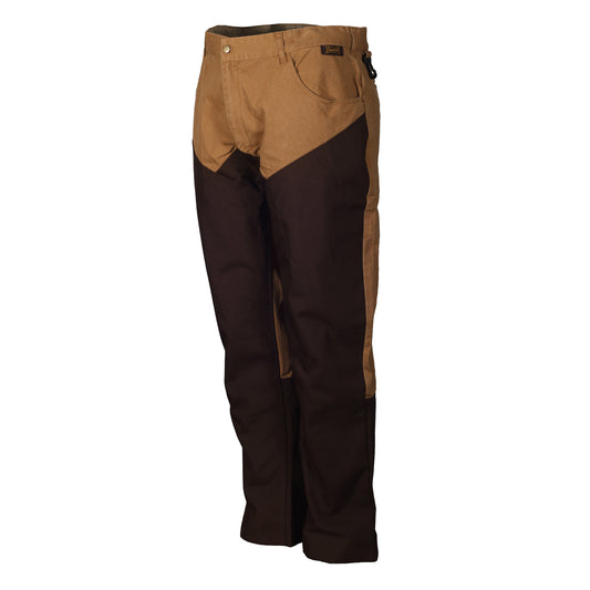 gamehide Heavy Duty Briar Proof Upland Pant front  (marsh brown)