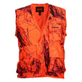Load image into Gallery viewer, gamehide big game sneaker vest front view (naked north blaze orange camo)
