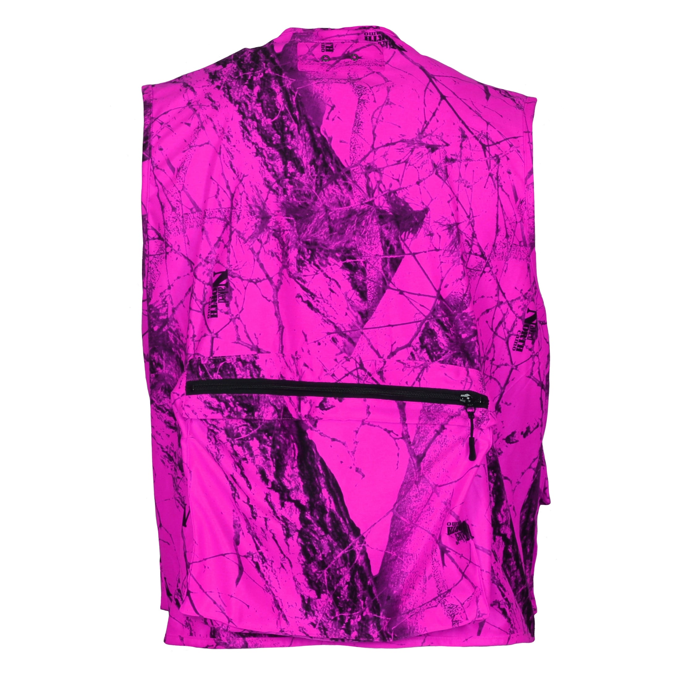gamehide Lady Sneaker Vest back (naked north blaze pink camo)