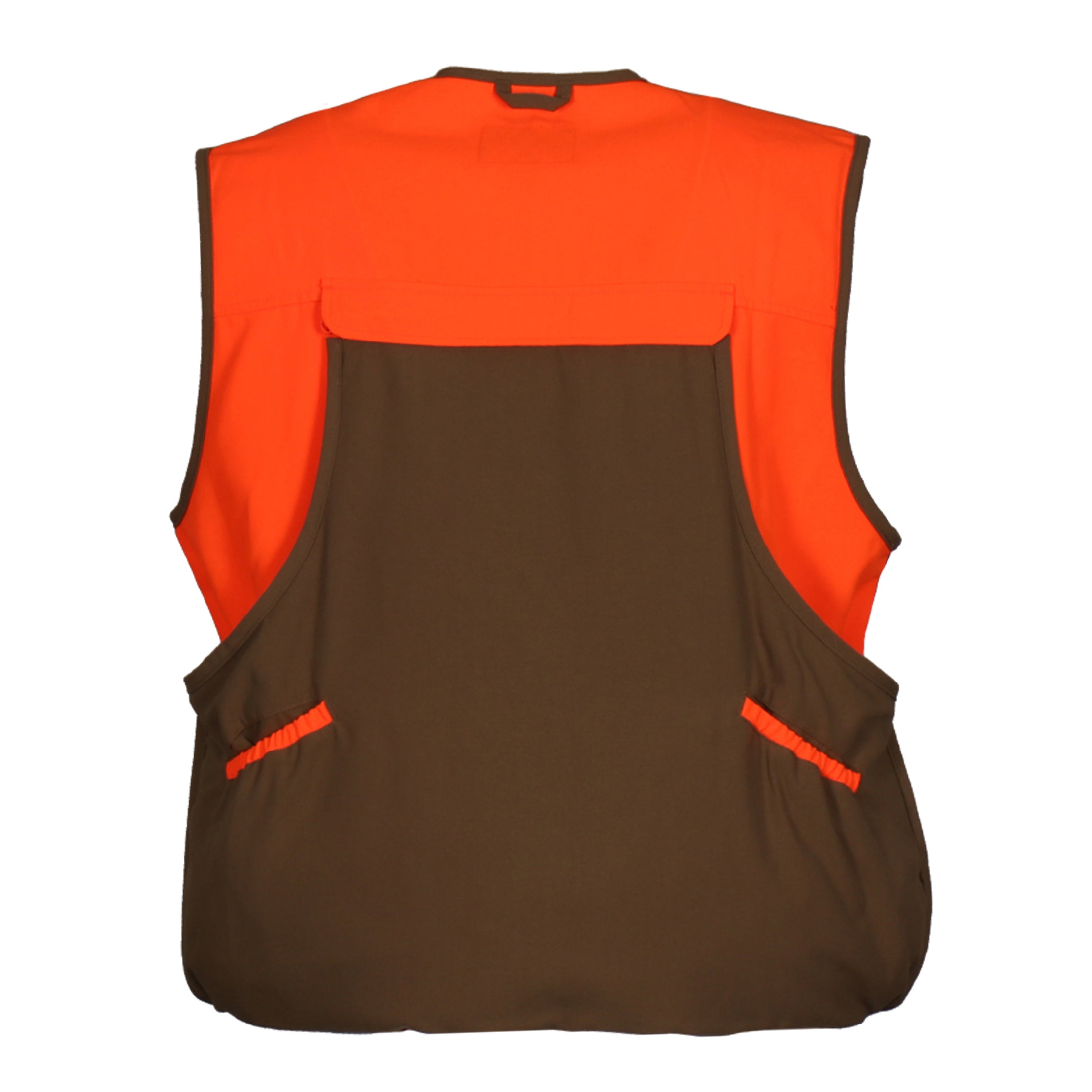 gamehide Pheasant Vest back (tan/blaze orange)
