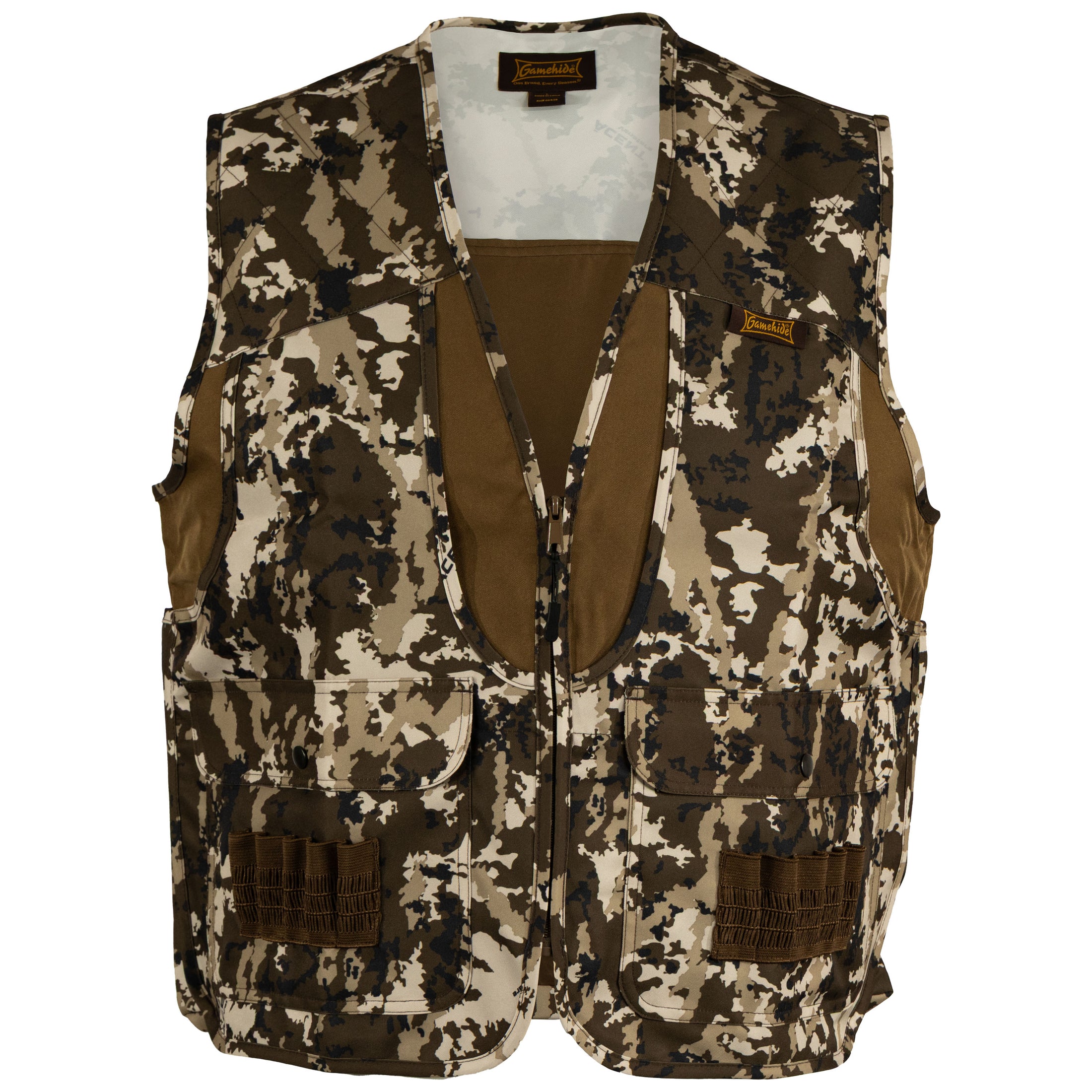 gamehide Lightweight Dove & Upland Vest front (acent venatare)