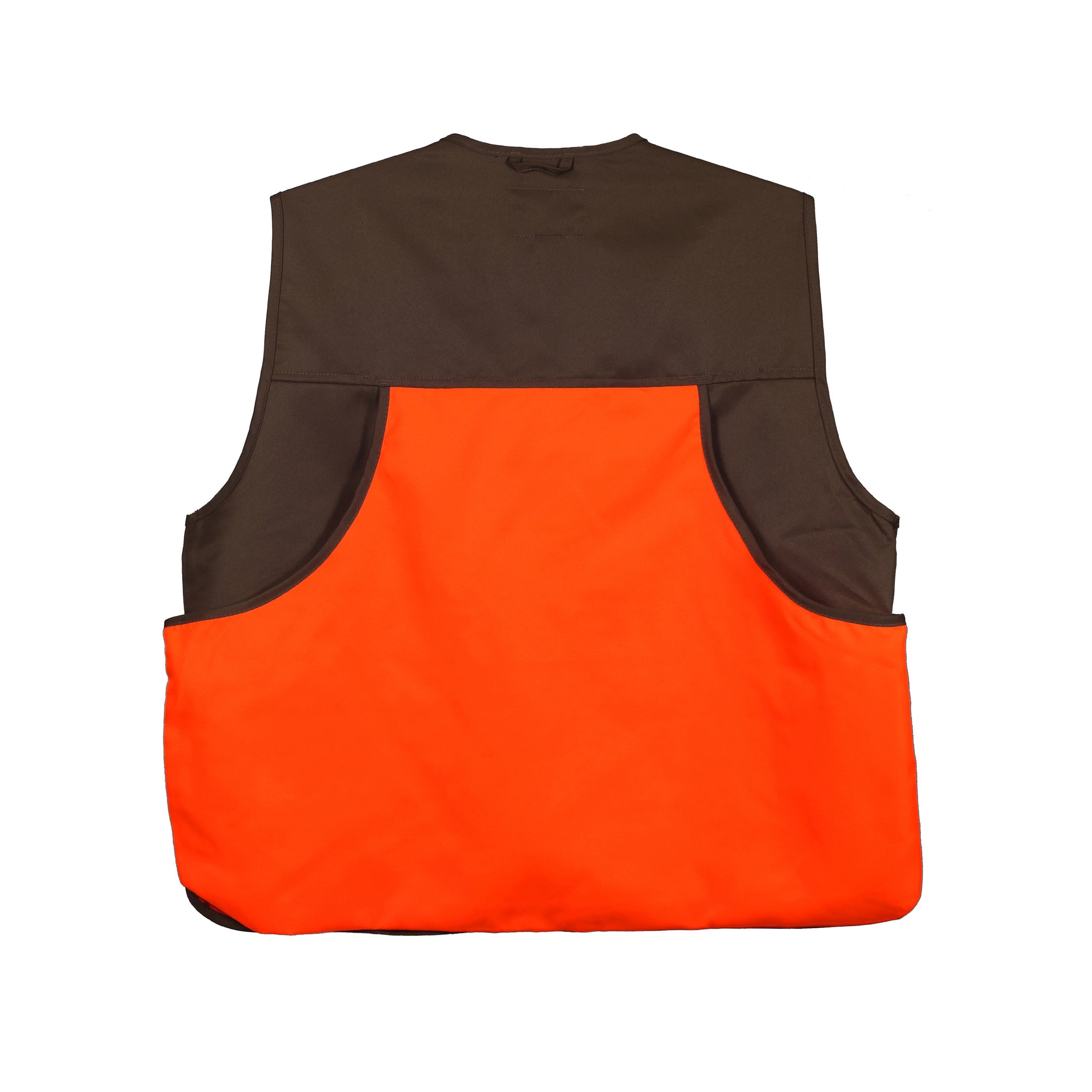 gamehide Lightweight Dove & Upland Vest back (dark brown/blaze orange)