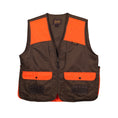 Load image into Gallery viewer, gamehide Lightweight Dove & Upland Vest front (dark brown/blaze orange)
