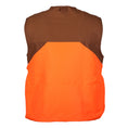 Load image into Gallery viewer, Briar Proof Upland Hunting Vest back (marsh brown/orange)
