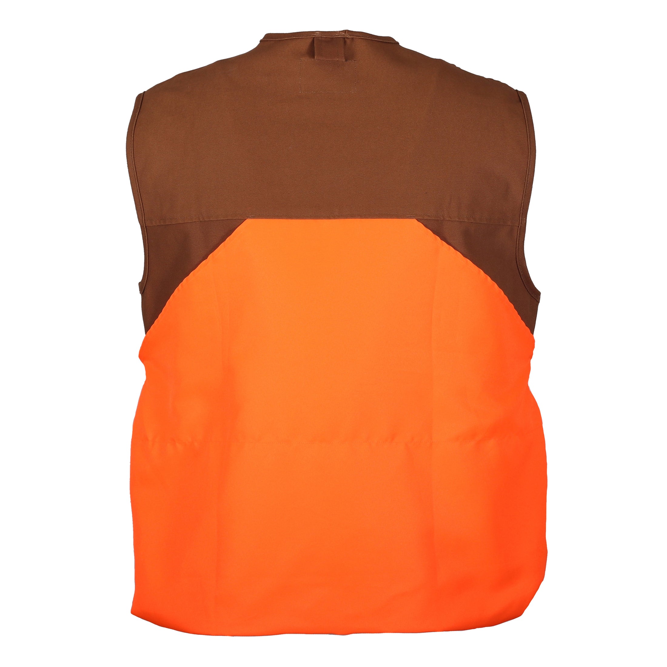 Briar Proof Upland Hunting Vest back (marsh brown/orange)