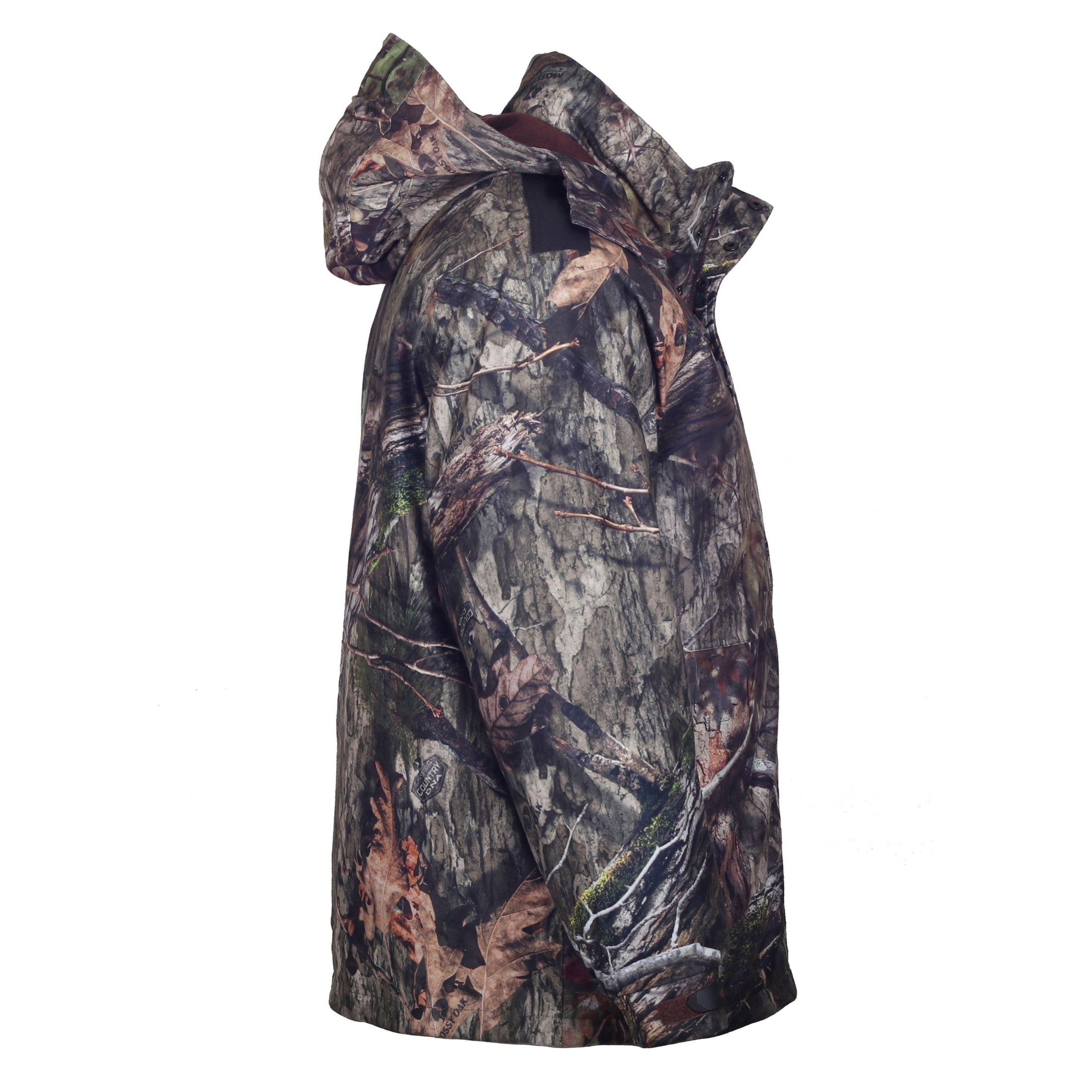 gamehide wild systems parka side view (mossy oak dna)