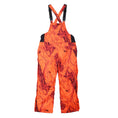 Load image into Gallery viewer, gamehide ridgeline bib back view (naked north blaze orange camo)
