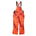 Load image into Gallery viewer, gamehide ridgeline bib front view (naked north blaze orange camo)
