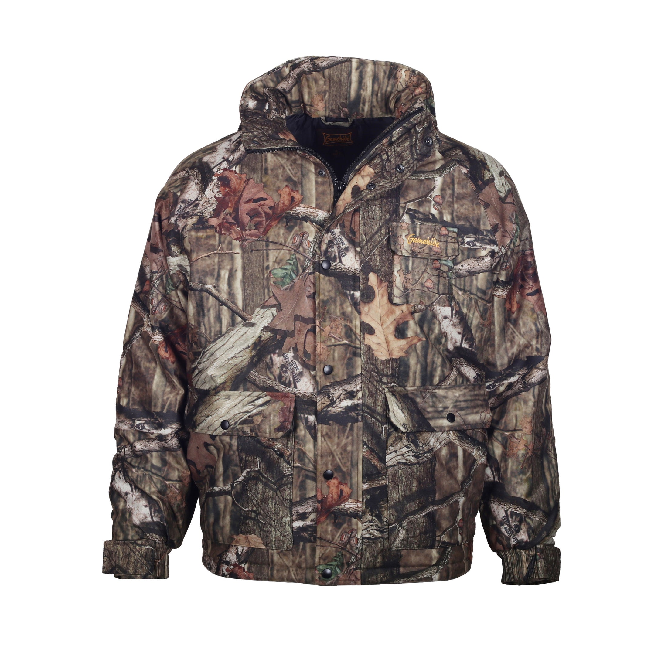 gamehide Flatland Parka front (mossy oak infinity)