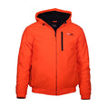 Load image into Gallery viewer, Deer Camp jacket front (blaze orange)

