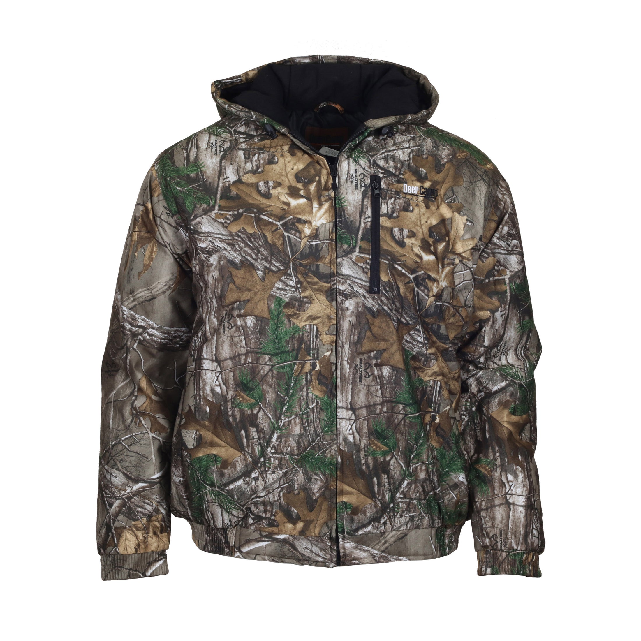 Deer Camp jacket front (realtree xtra)