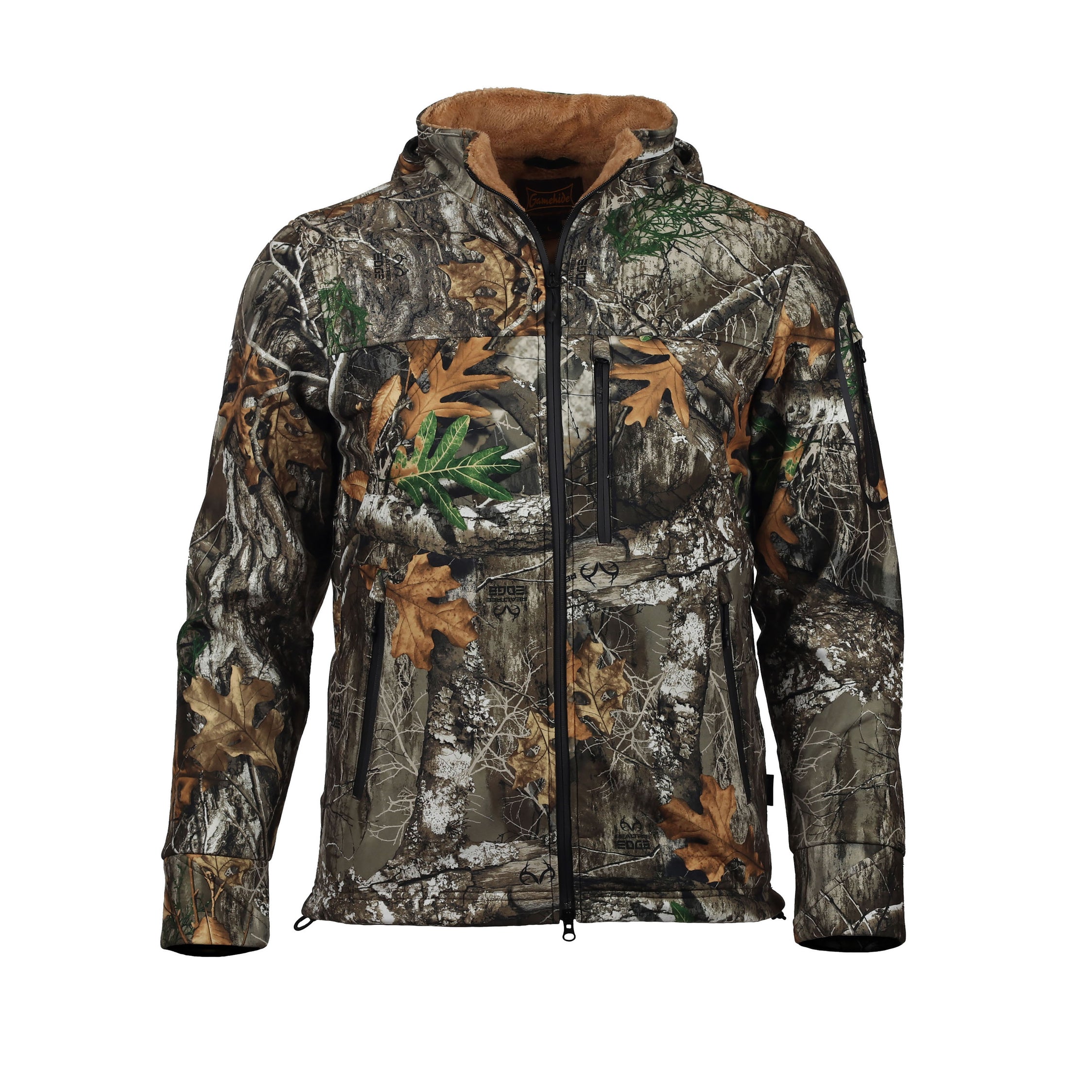 gamehide whitetail jacket front  view (realtree edge)