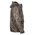 Load image into Gallery viewer, gamehide slough creek jacket front view (mossy oak shadow grass blades)
