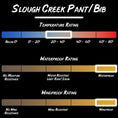 Load image into Gallery viewer, Gamehide slough creek pant/bib product specifications
