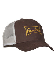 Gamehide logo hat - brown - front. 