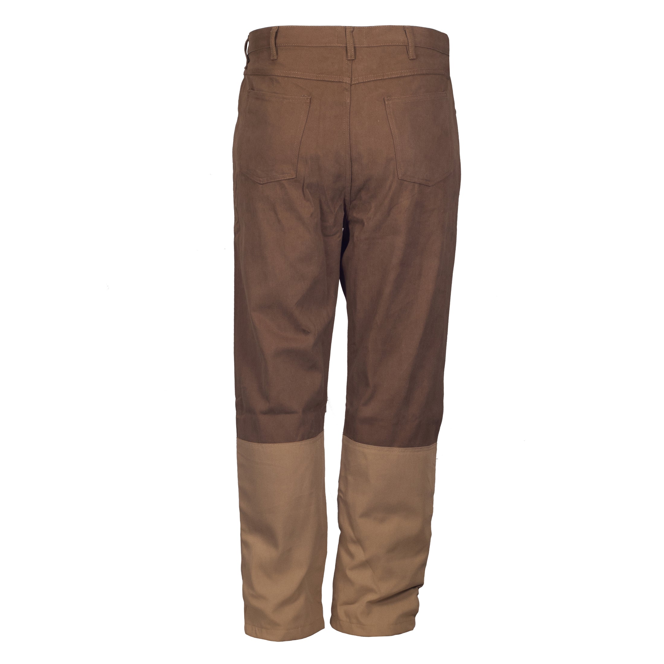 gamehide woodsman upland hunting jeans back view (dark brown)