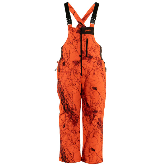 Gamehide embers edge bib - front view (realtree apx)