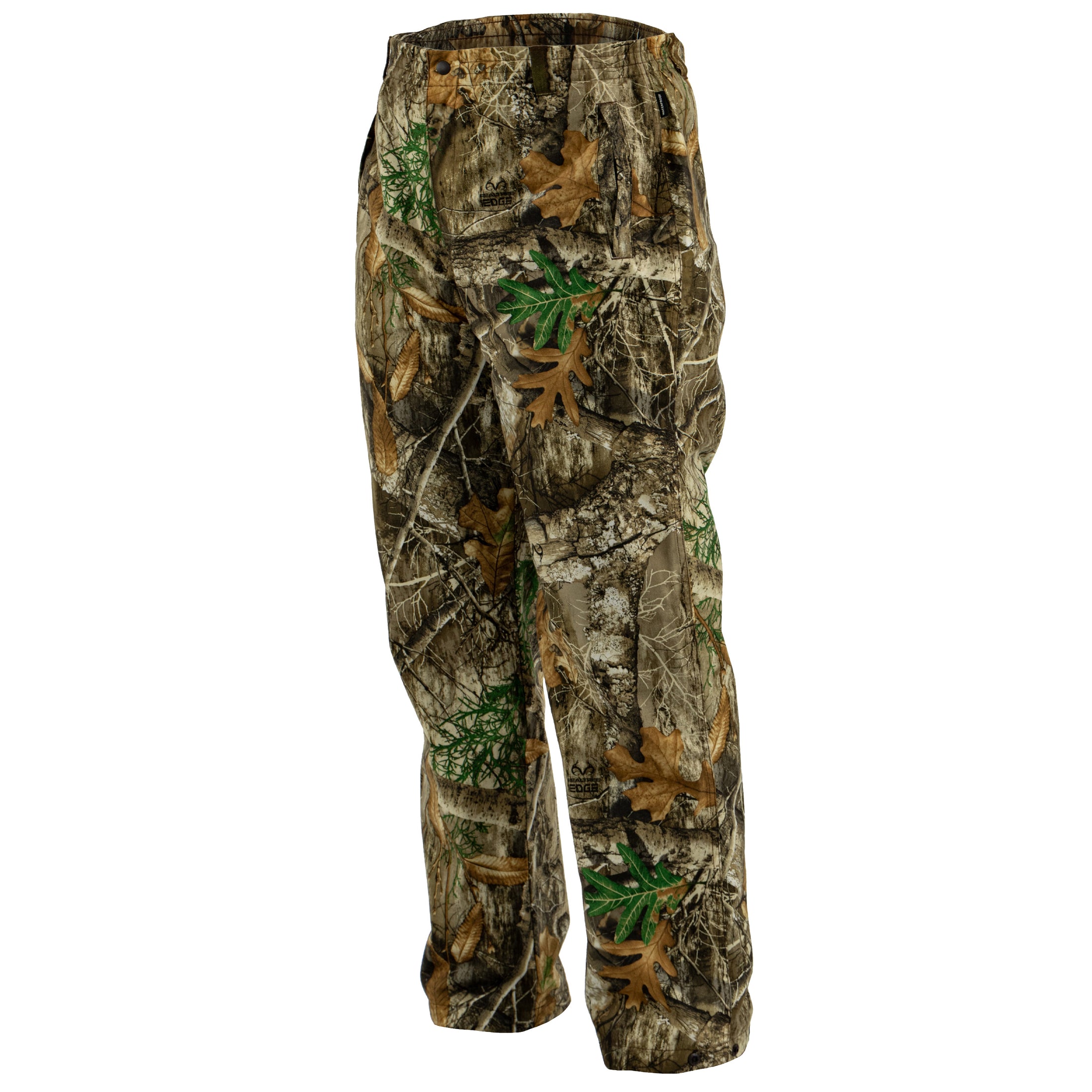 Gamehide Deep Camp Rain Pant - Front View - Realtree Edge
