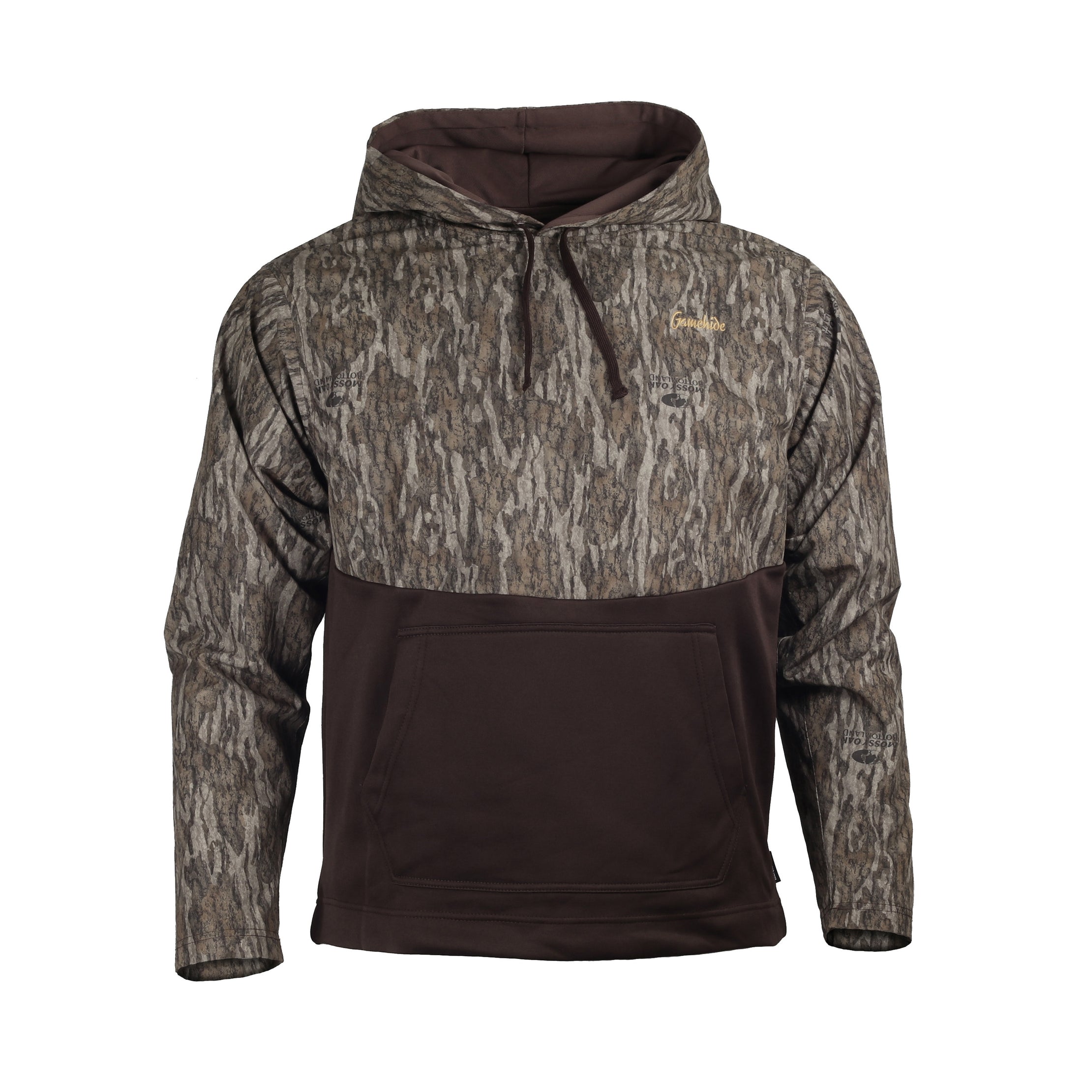 gamehide Marsh Lord Hoodie front (mossy oak new bottomland)