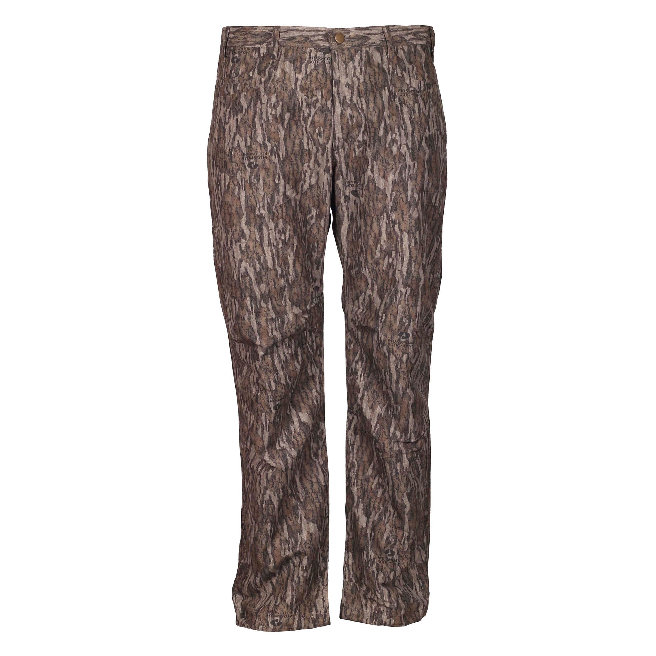 gamehide ultra lite pant front view (mossy oak new bottomland)