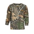 Load image into Gallery viewer, gamehide toddler hunt camp long sleeve tee (realtree edge)
