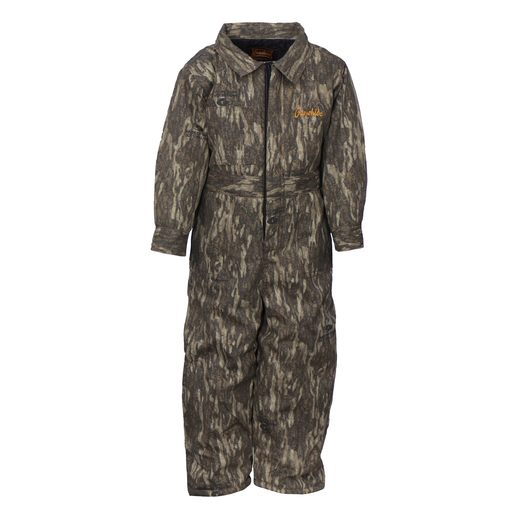 gamehide toddler hunt camp insulated coverall (mossy oak new bottomland)