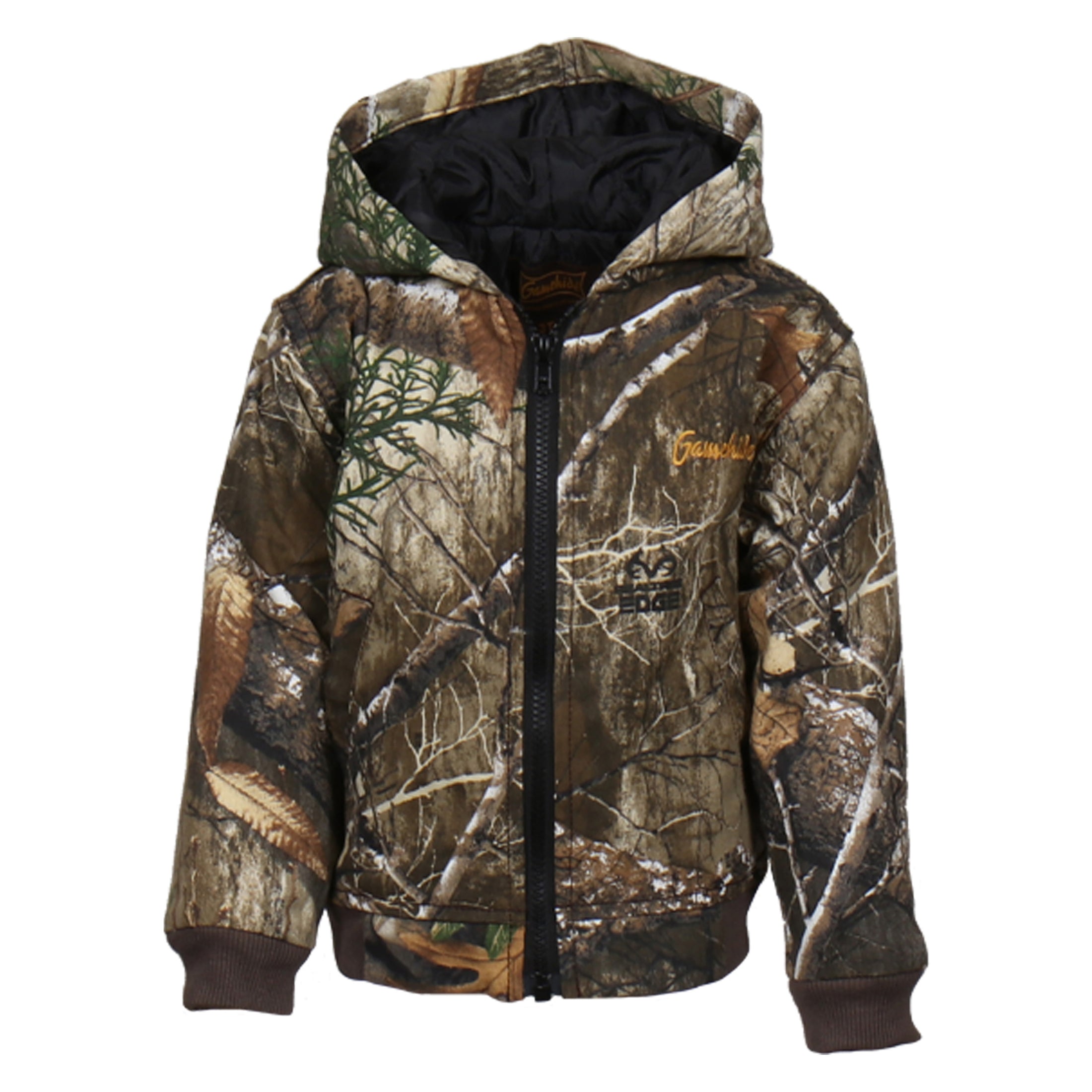gamehide toddler hunt camp insulated jacket (realtree edge)