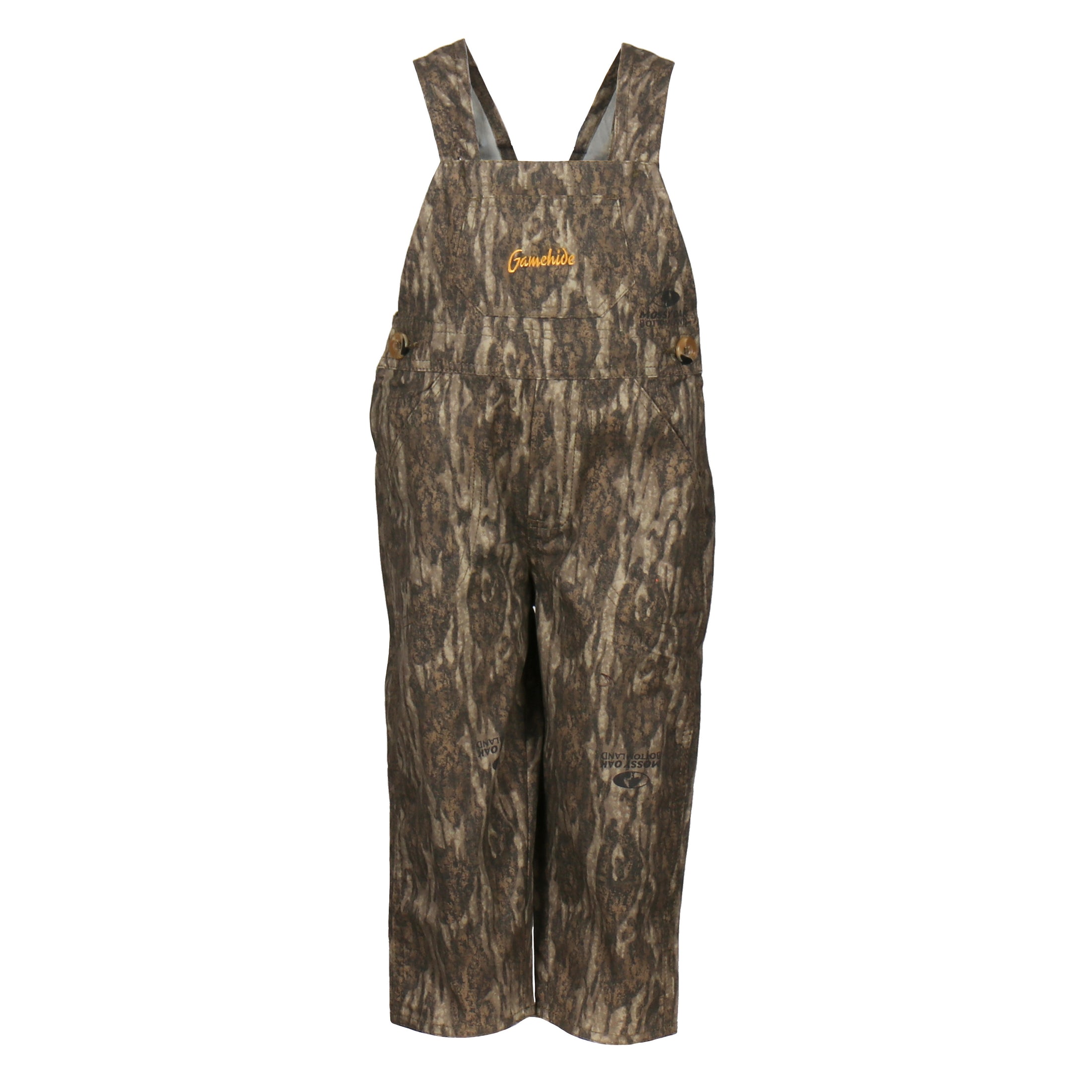 gamehide toddler cotton overall (mossy oak new bottomland)