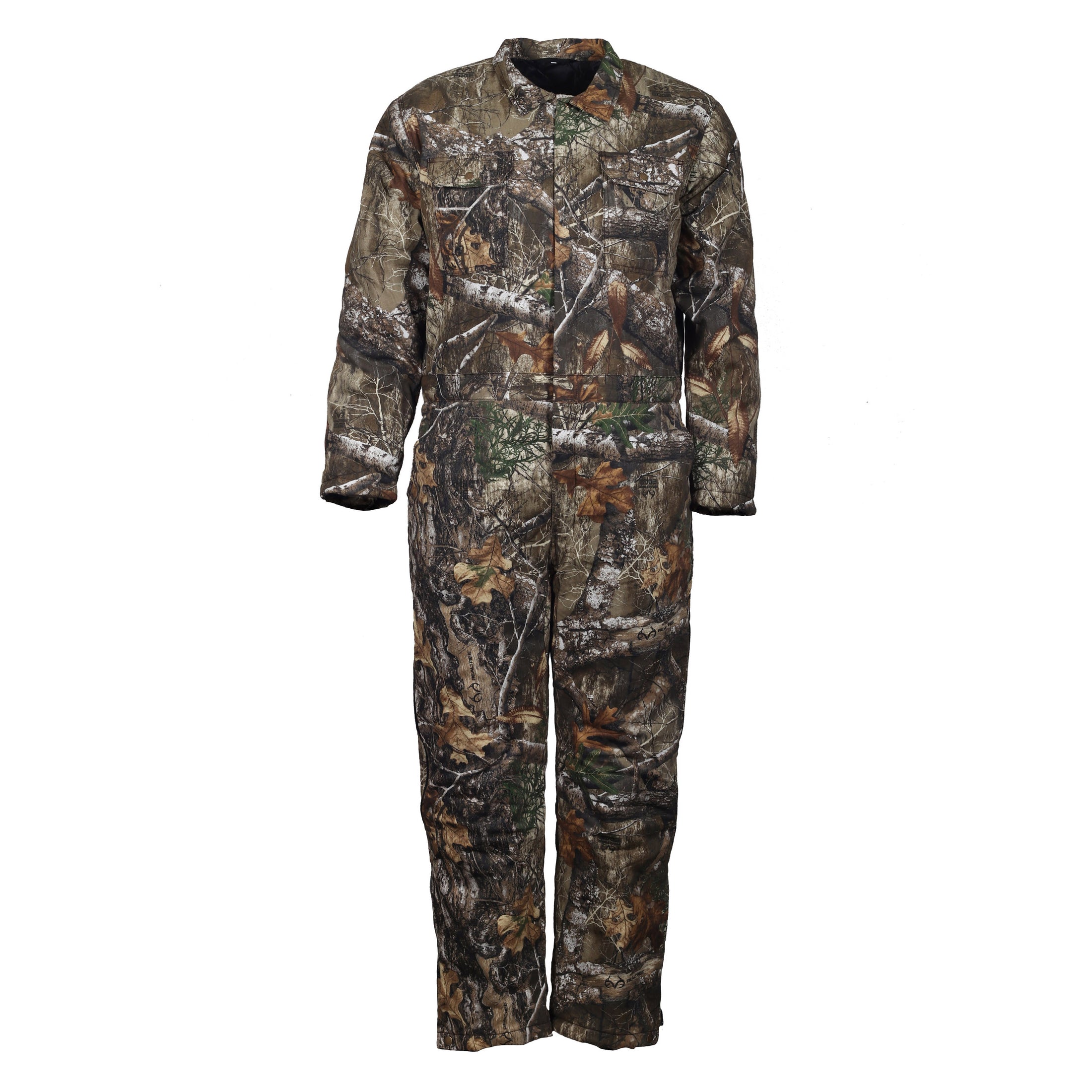 gamehide Insulated Tundra Coverall front (realtree edge)