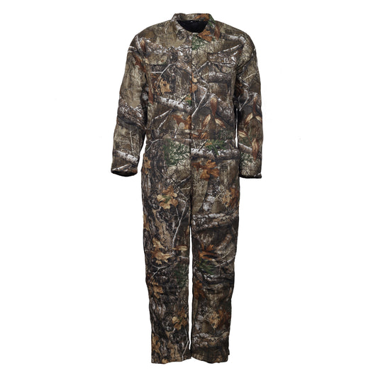gamehide Insulated Tundra Coverall front (mossy oak new bottomland)