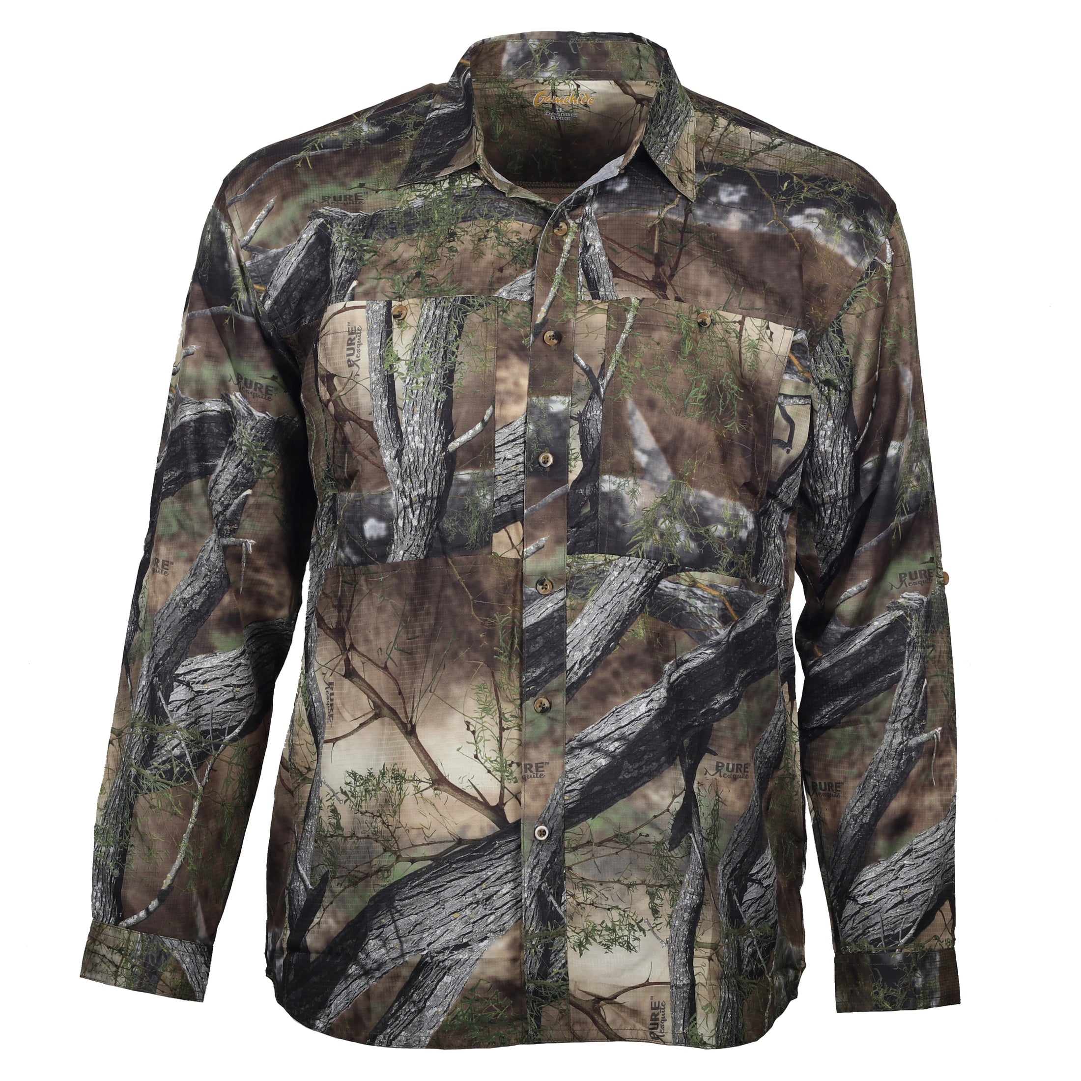 Gamehide super light hunt shirt (pure mesquite)