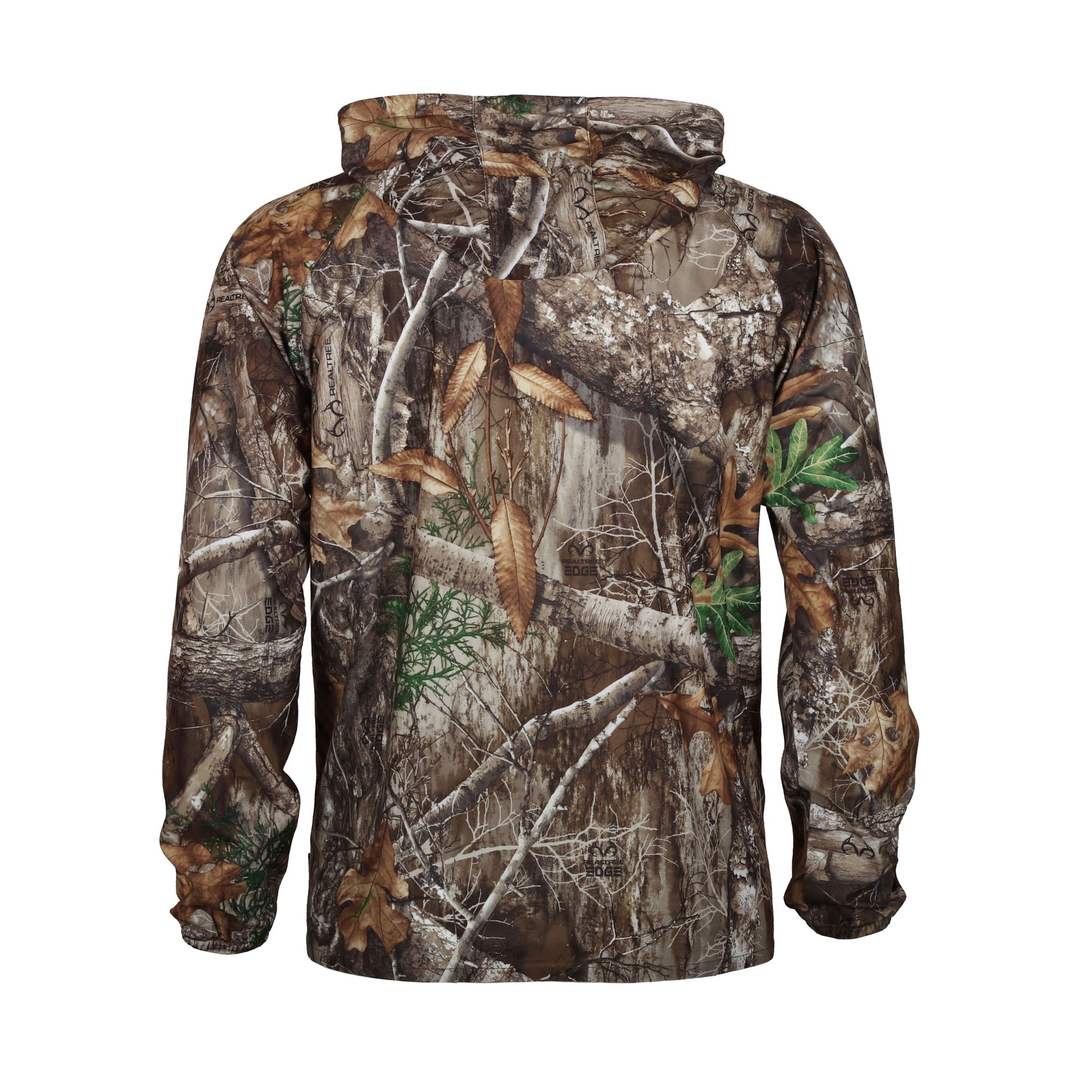gamehide ElimiTick Insect Repellent Cover Up Jacket back (realtree edge)
