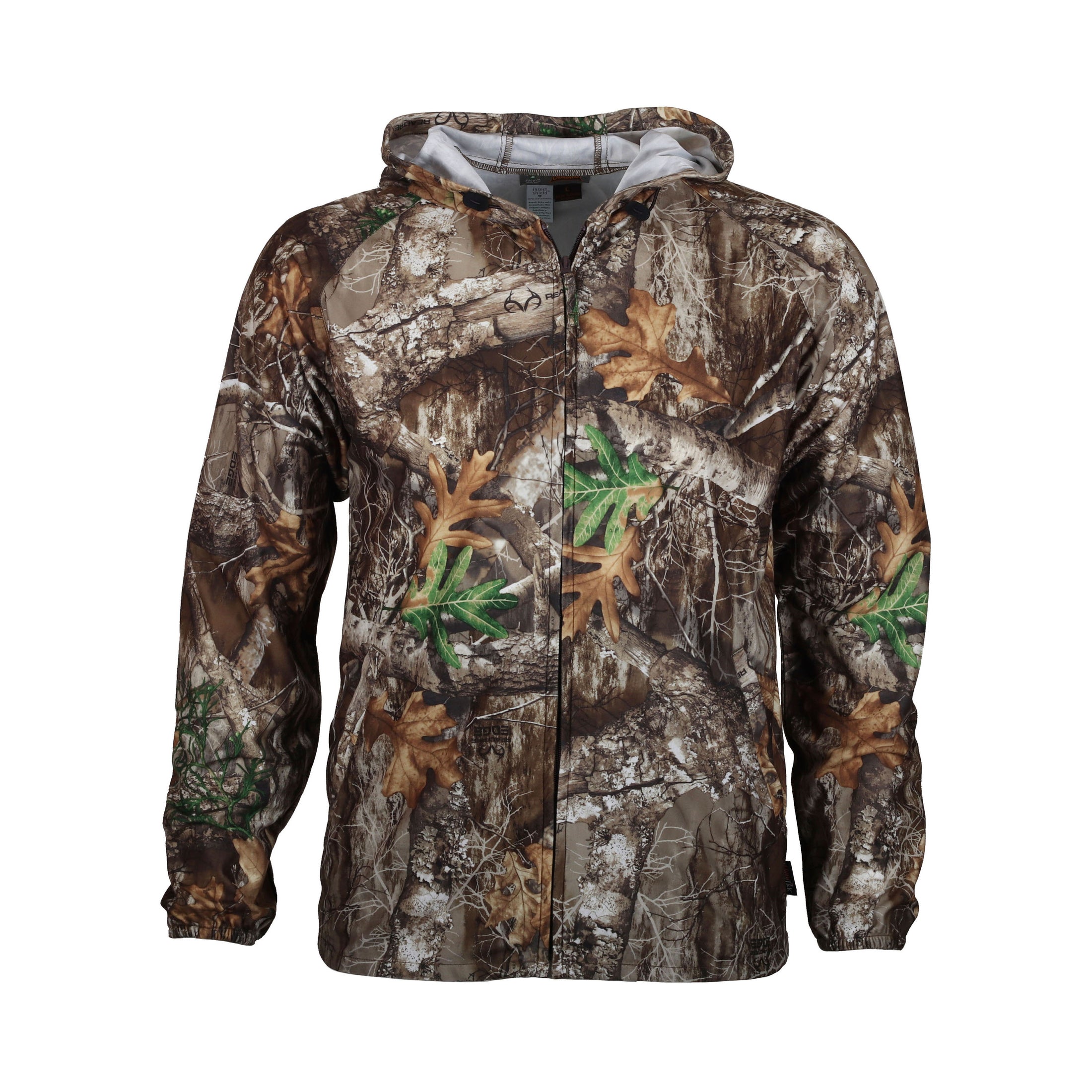 gamehide ElimiTick Insect Repellent Cover Up Jacket front (realtree edge)