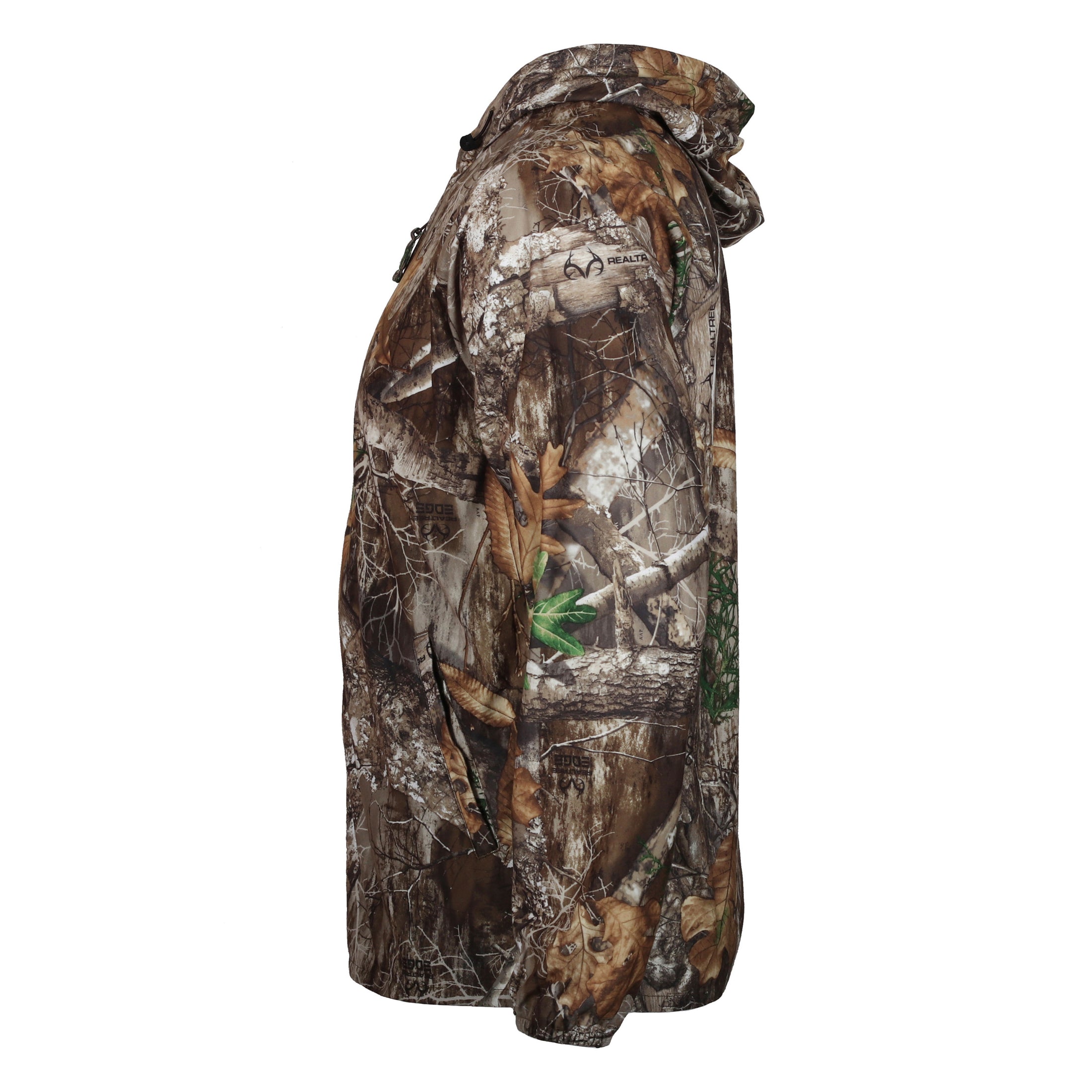 gamehide ElimiTick Insect Repellent Cover Up Jacket side (realtree edge)