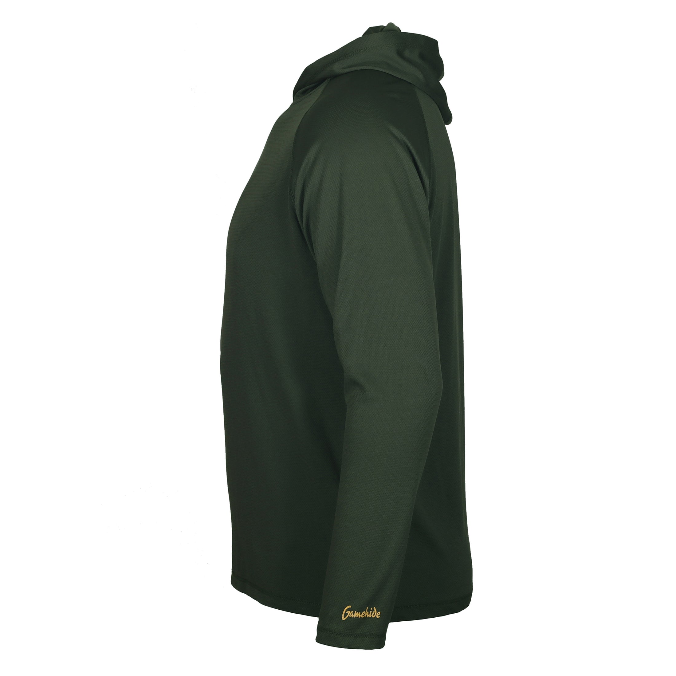 gamehide ElimiTick Lightweight Long Sleeve Hooded Shirt side (loden)