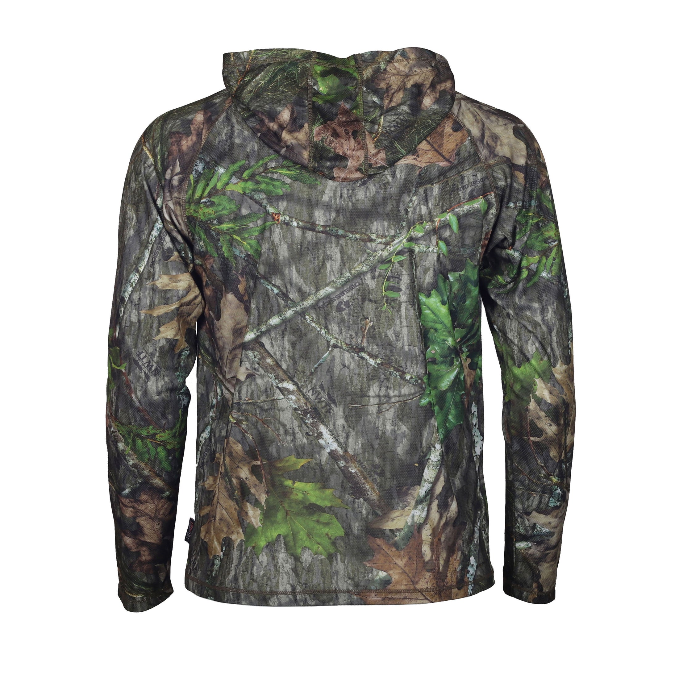 gamehide ElimiTick Lightweight Long Sleeve Hooded Shirt back (mossy oak obsession)