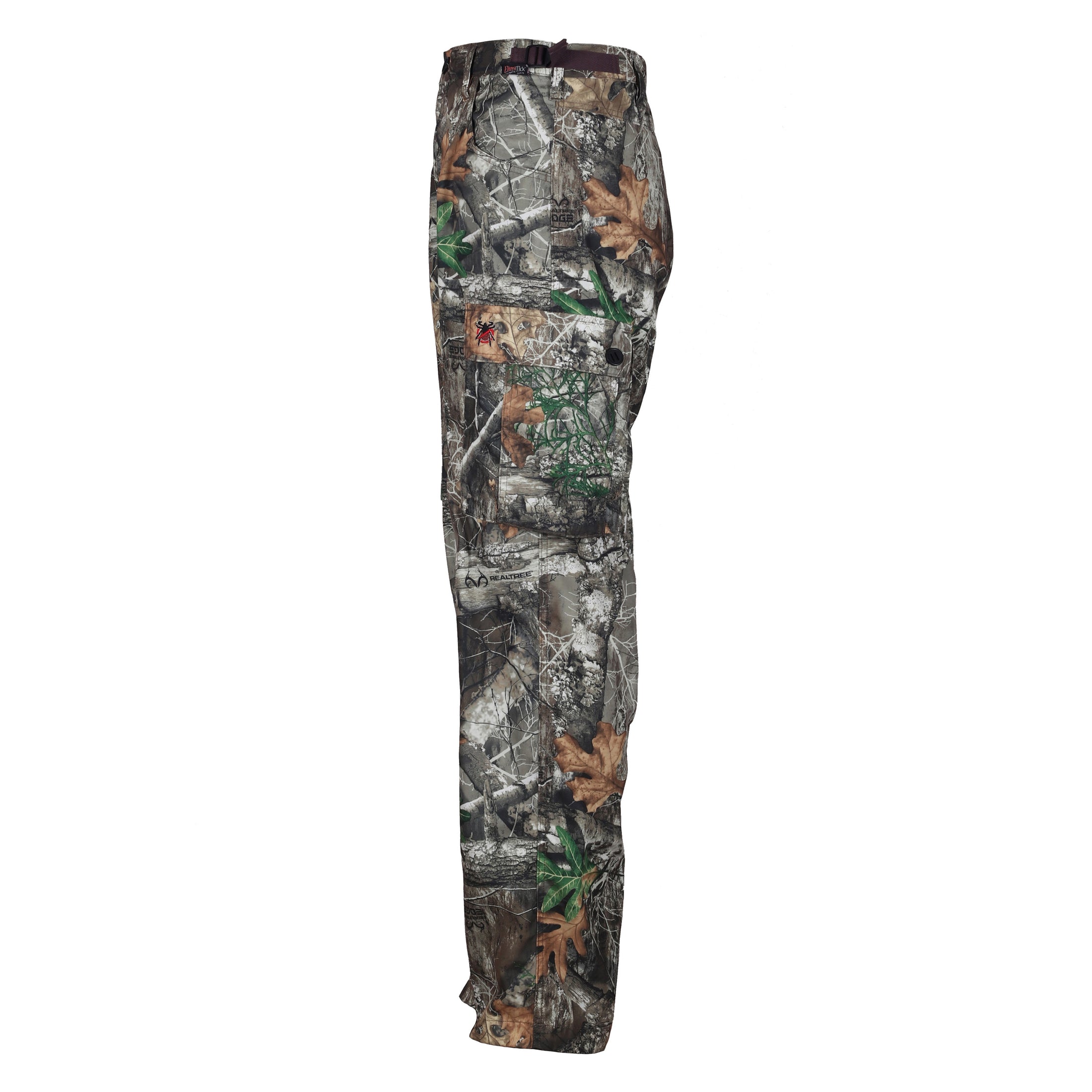 gamehide ElimiTick Insect Repellent Five Pocket Pant side (realtree edge)