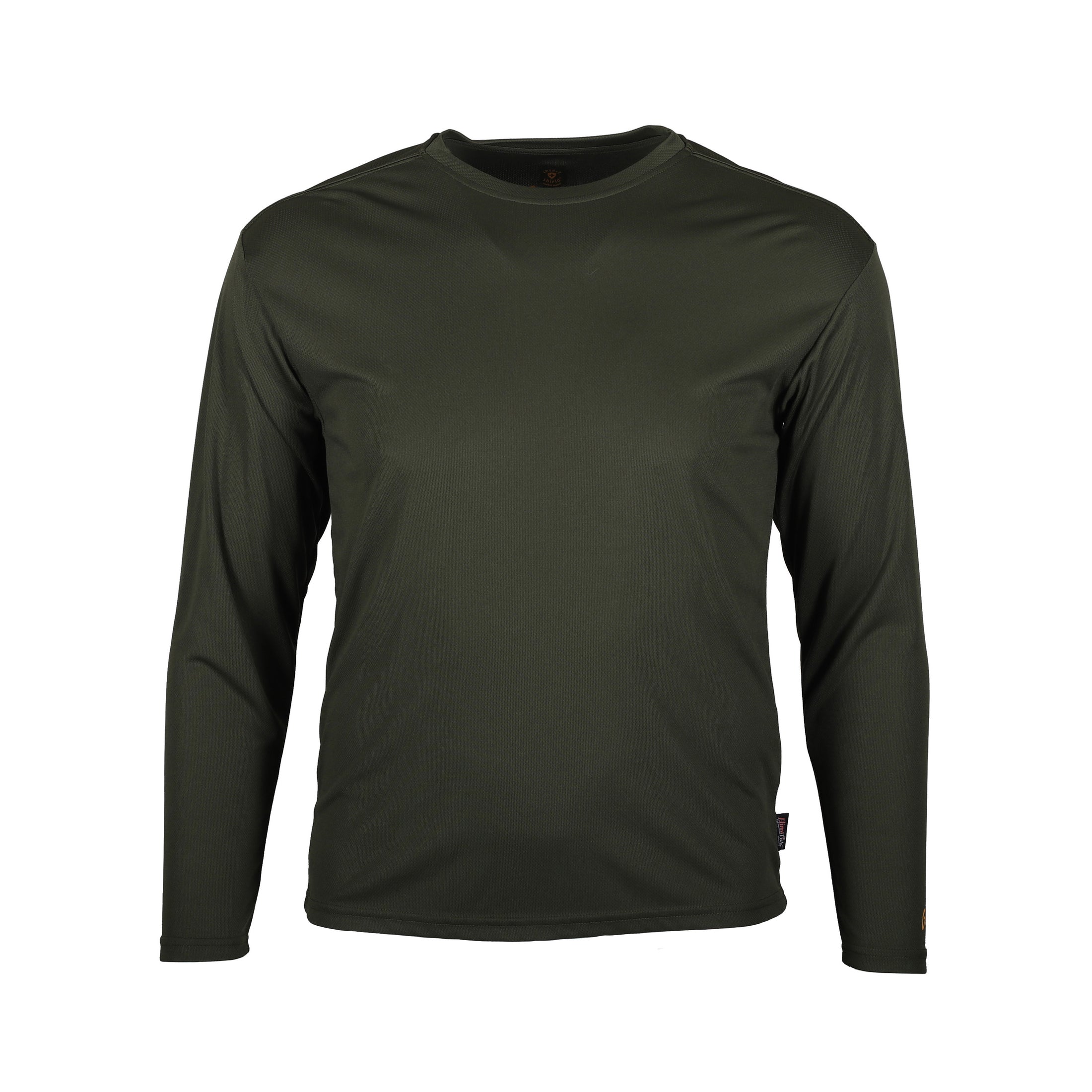 gamehide ElimiTick Long Sleeve Tech Shirt front (loden)