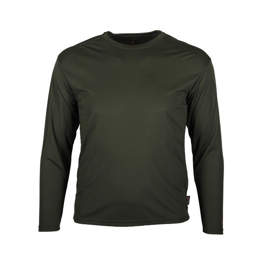 gamehide ElimiTick Long Sleeve Tech Shirt front (realtree edge)